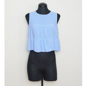 Aqua S Blue Stripe Swing Tank